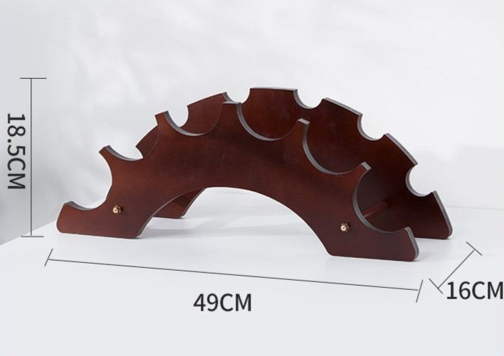 Porte Bouteille Bois Design