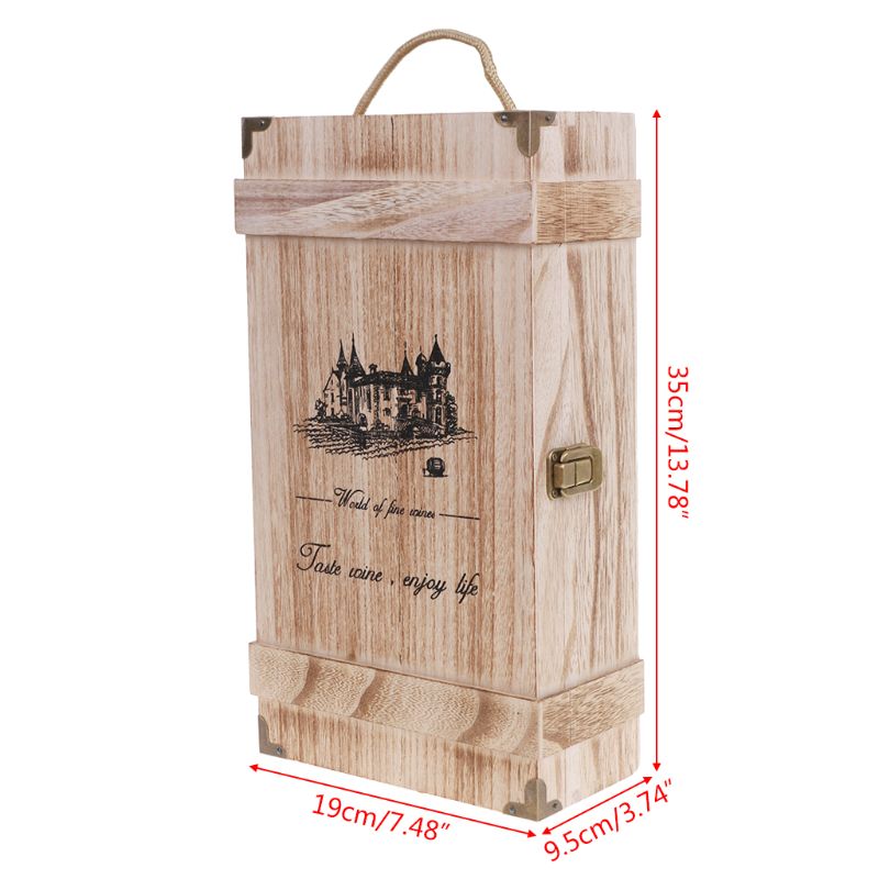 Porte Bouteille Bois Original