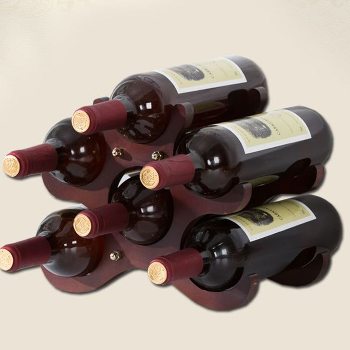 Porte Bouteille Bois Ancien