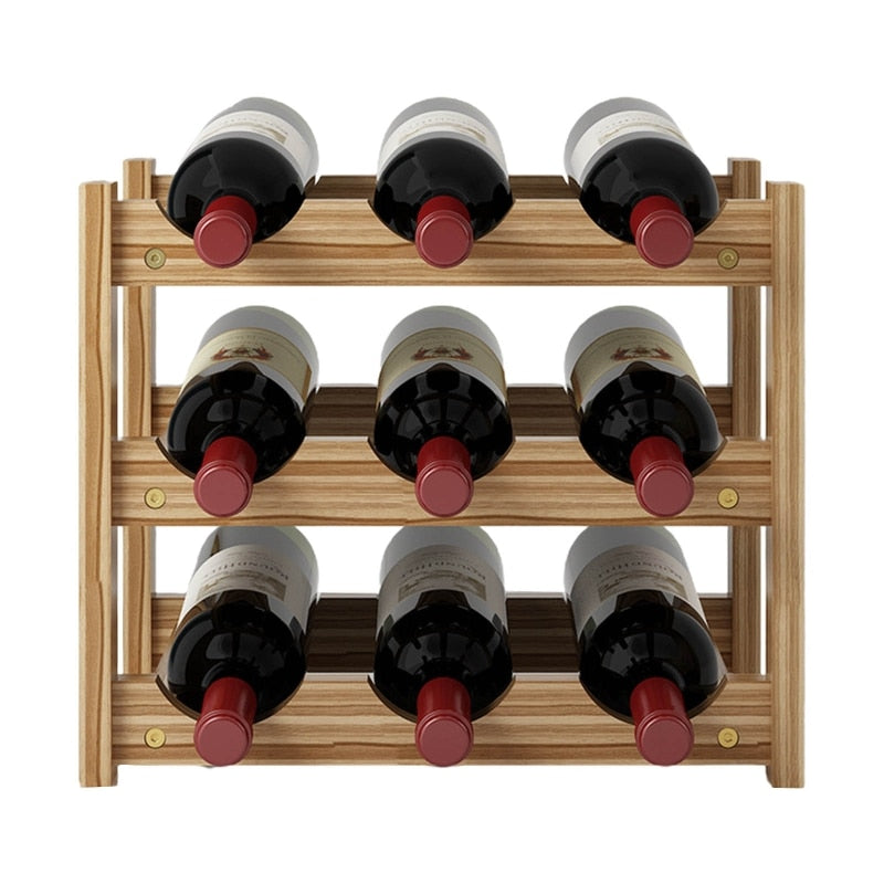 Casier Range Bouteille Bois