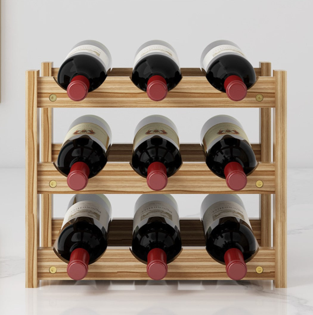 Casier Range Bouteille Bois