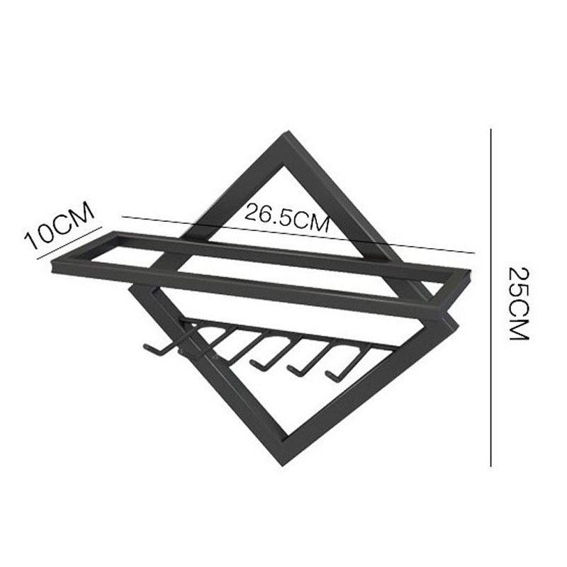 Porte Bouteille Mural Design