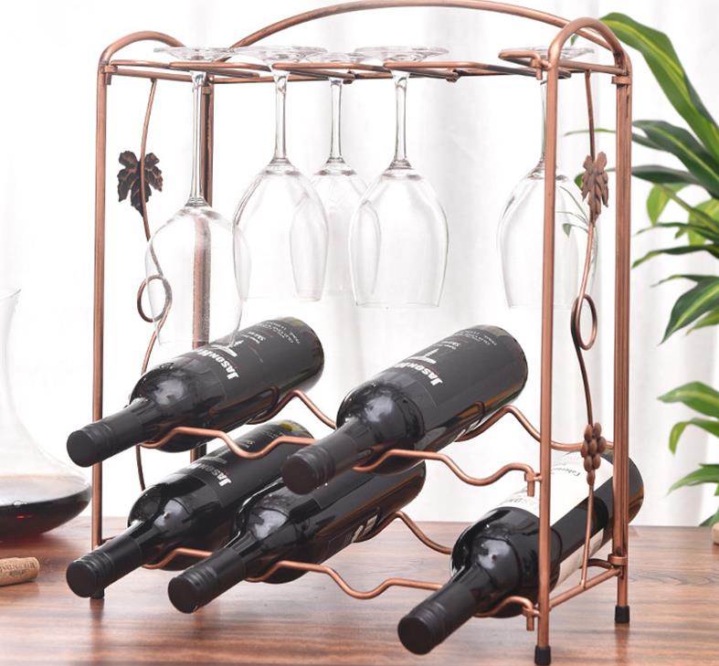 Porte Bouteille en Fer