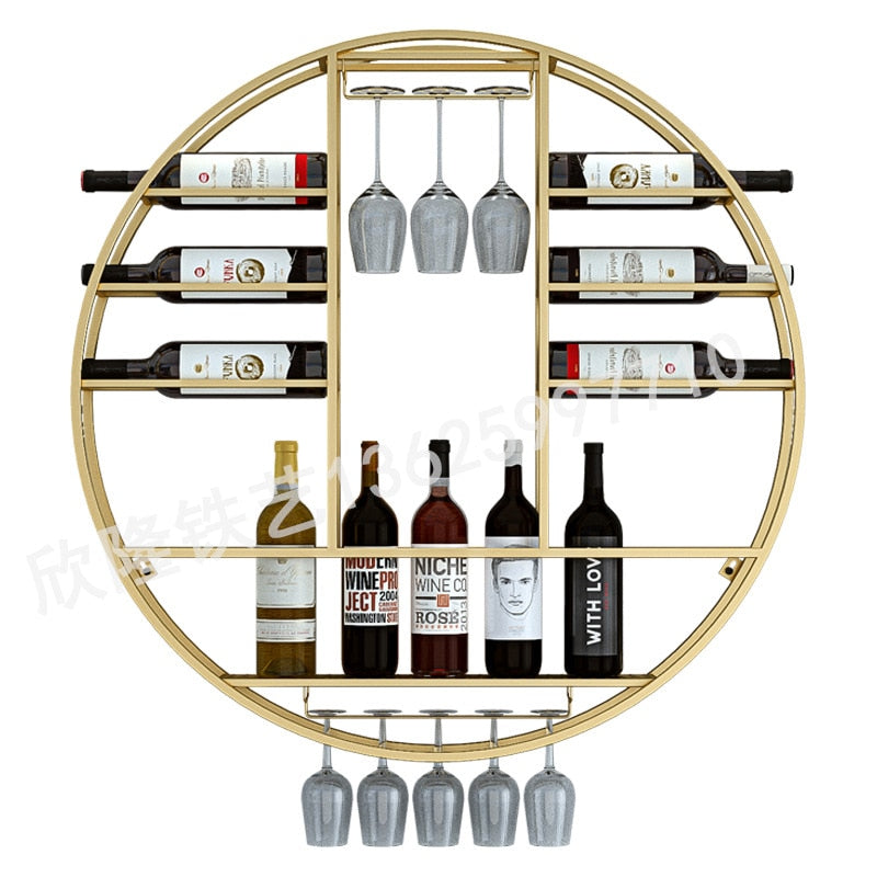 Porte Bouteille Vin Mural Design