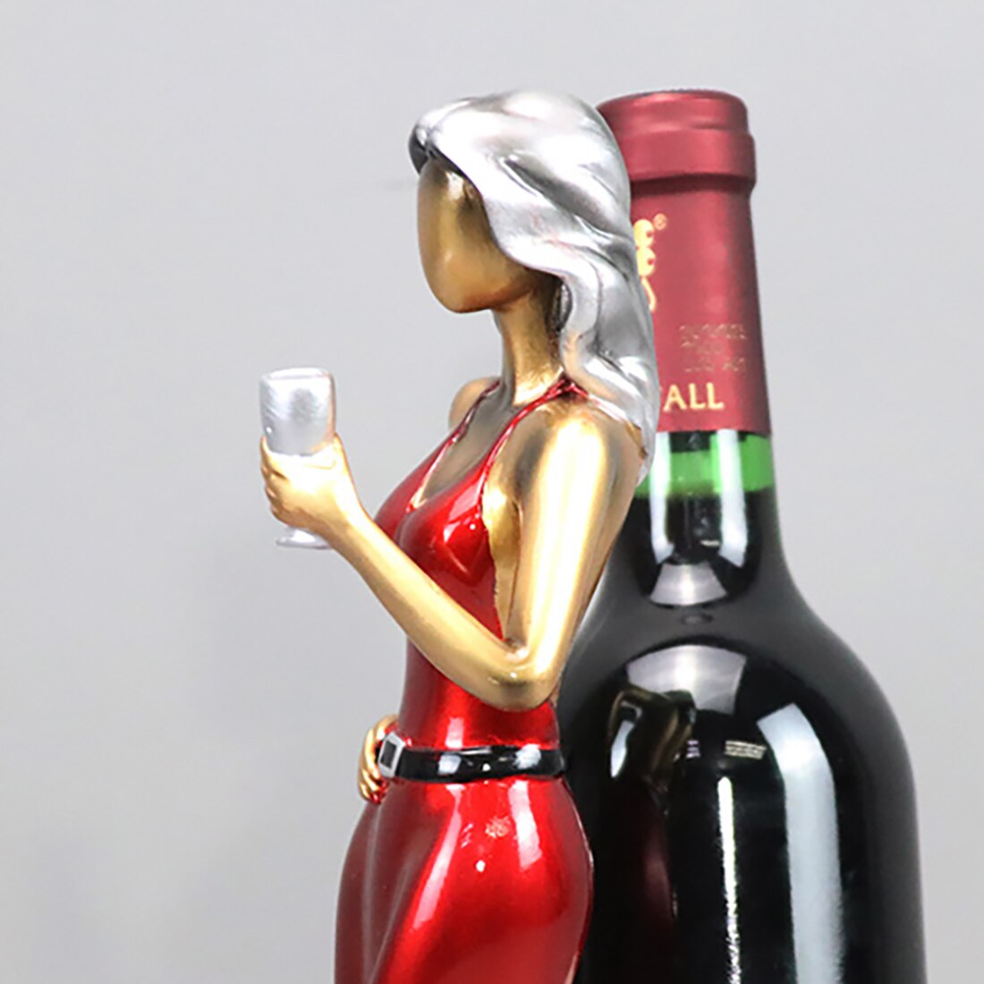 Porte Bouteille Deco Femme