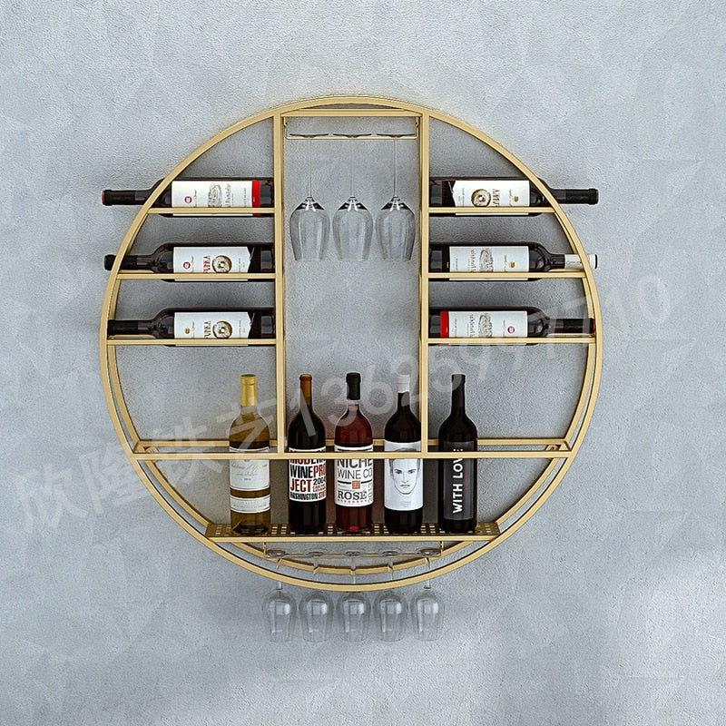 Porte Bouteille Vin Mural Design