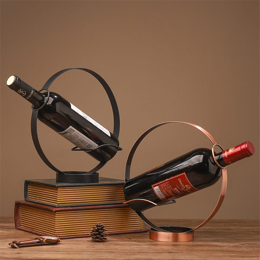 Porte Bouteille Metal Design