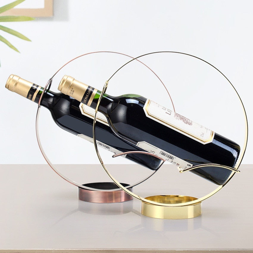 Porte Bouteille Metal Design
