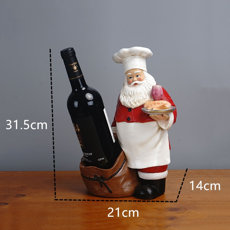 Porte Bouteille Pere Noel