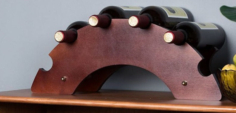 Porte Bouteille Bois Design