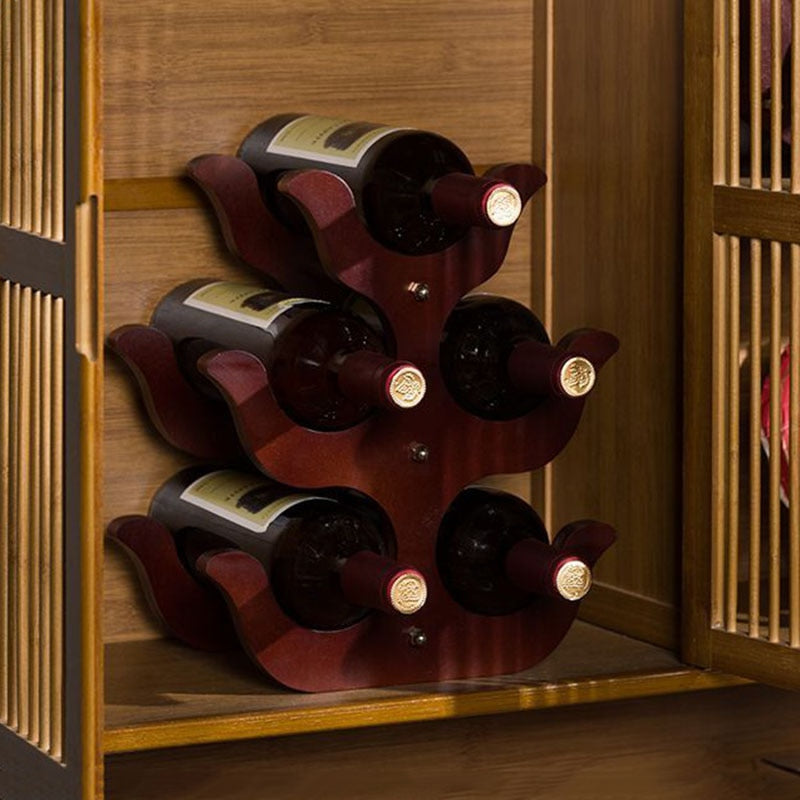 Porte Bouteille Bois Vintage