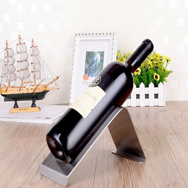 Porte Bouteille Deco Acier