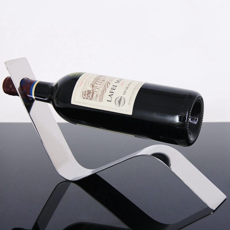 Porte Bouteille Design Inox
