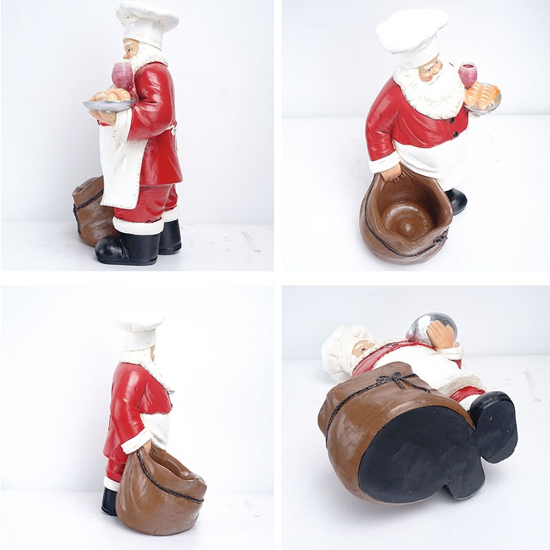 Porte Bouteille Pere Noel