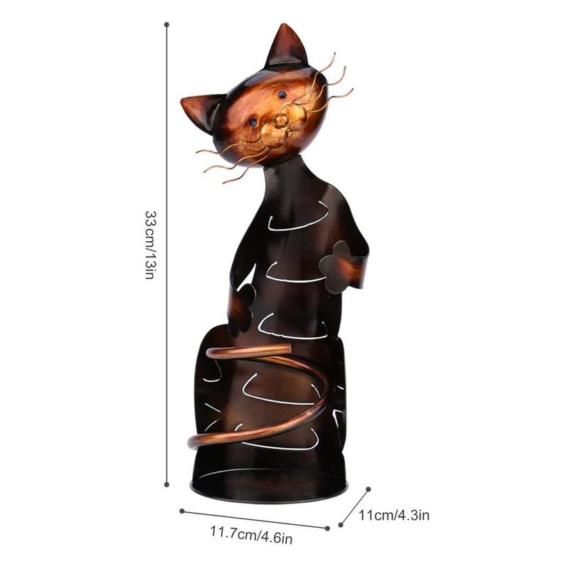 Porte Bouteille de Vin Chat