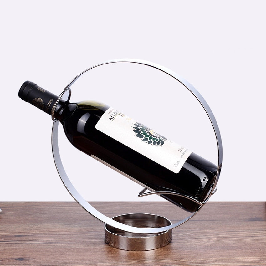 Porte Bouteille Metal Design