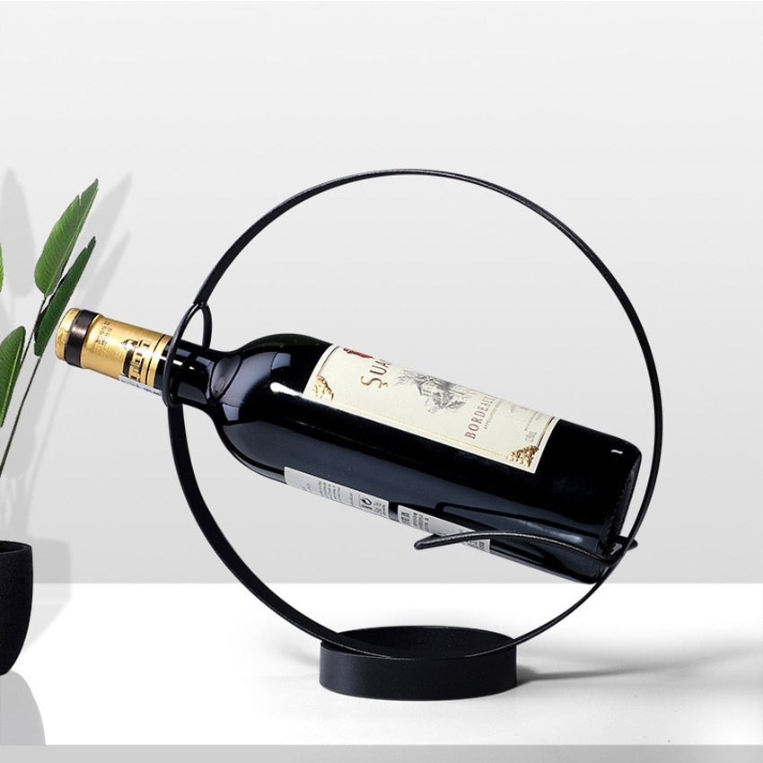 Porte Bouteille Metal Design