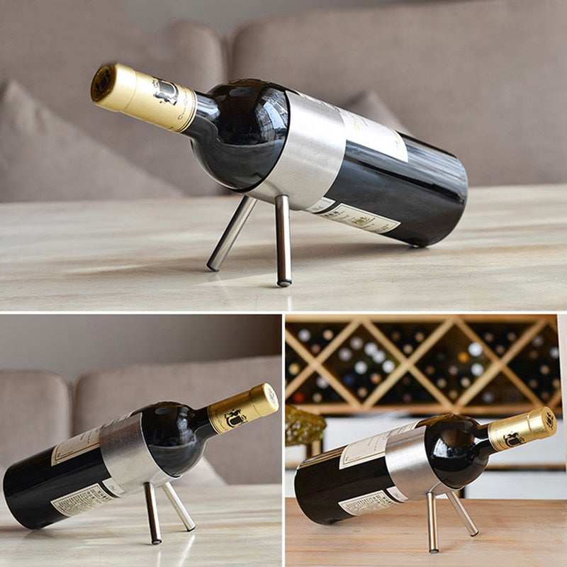 Porte Bouteille Sur Pied