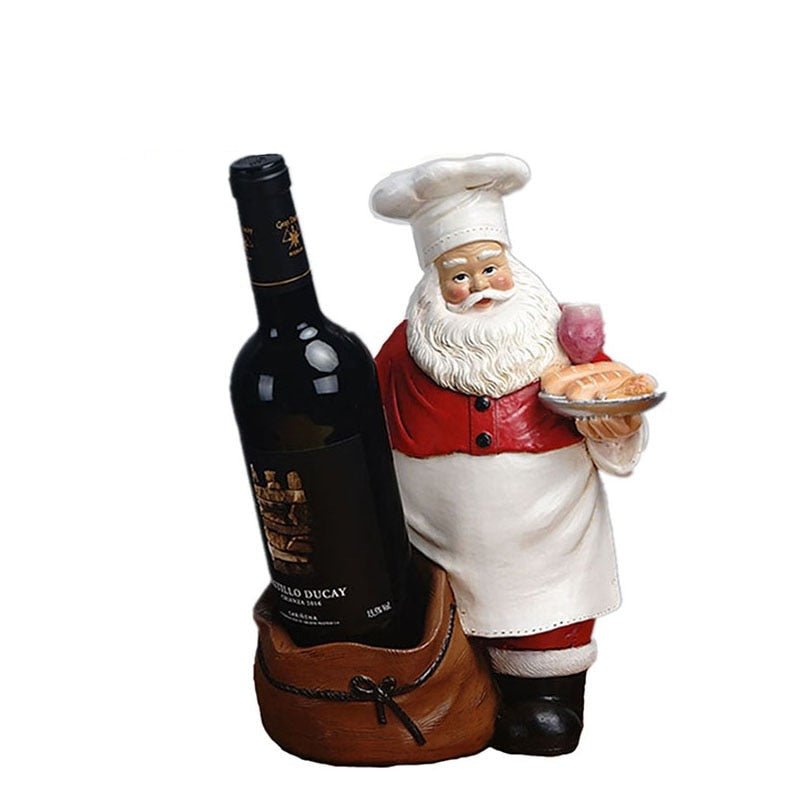 Porte Bouteille Pere Noel