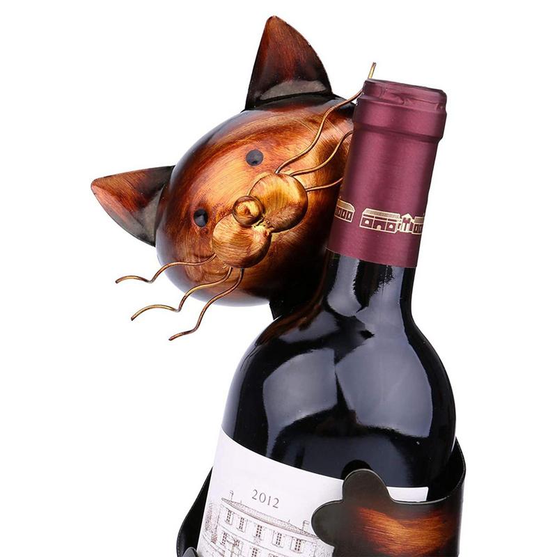 Porte Bouteille de Vin Chat