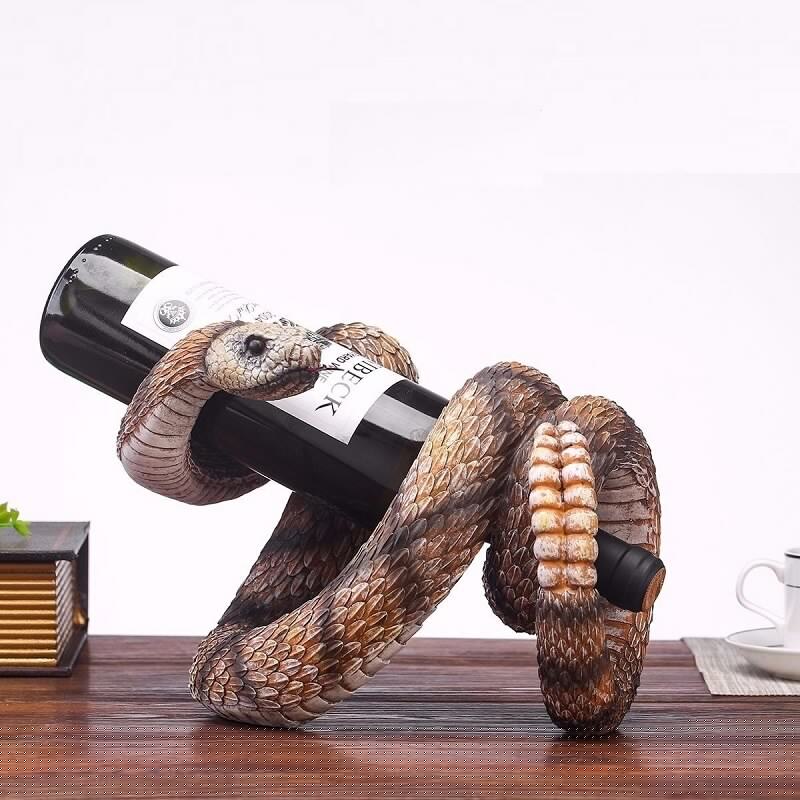 Porte Bouteille Serpent