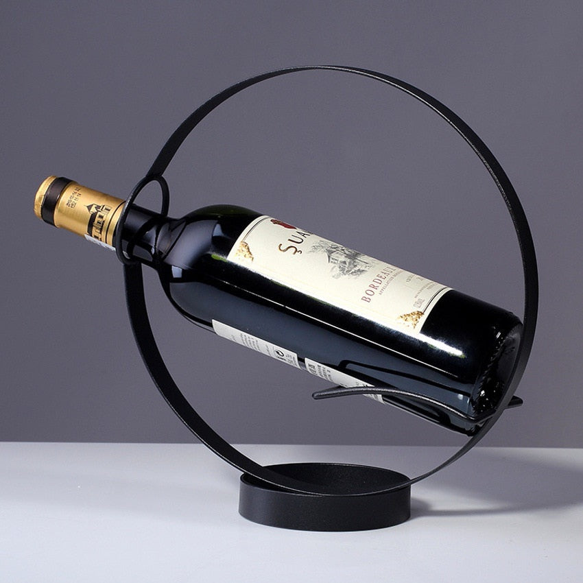 Porte Bouteille Metal Design