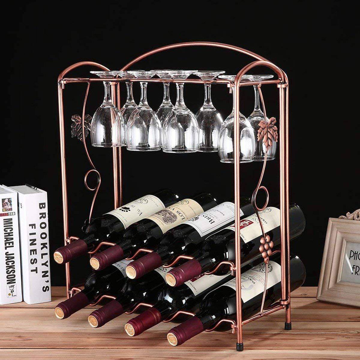 Porte Bouteille de Vin en Fer