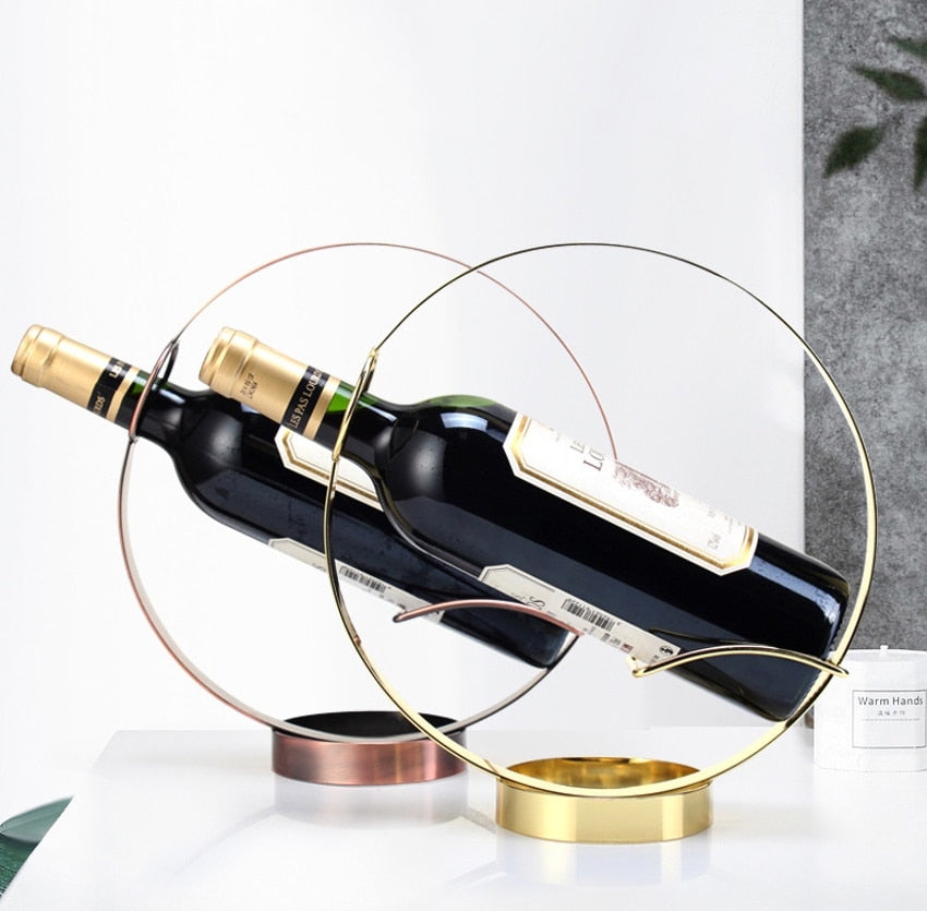 Porte Bouteille Metal Design