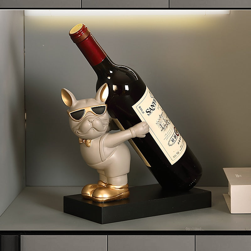 Porte Bouteille Chien