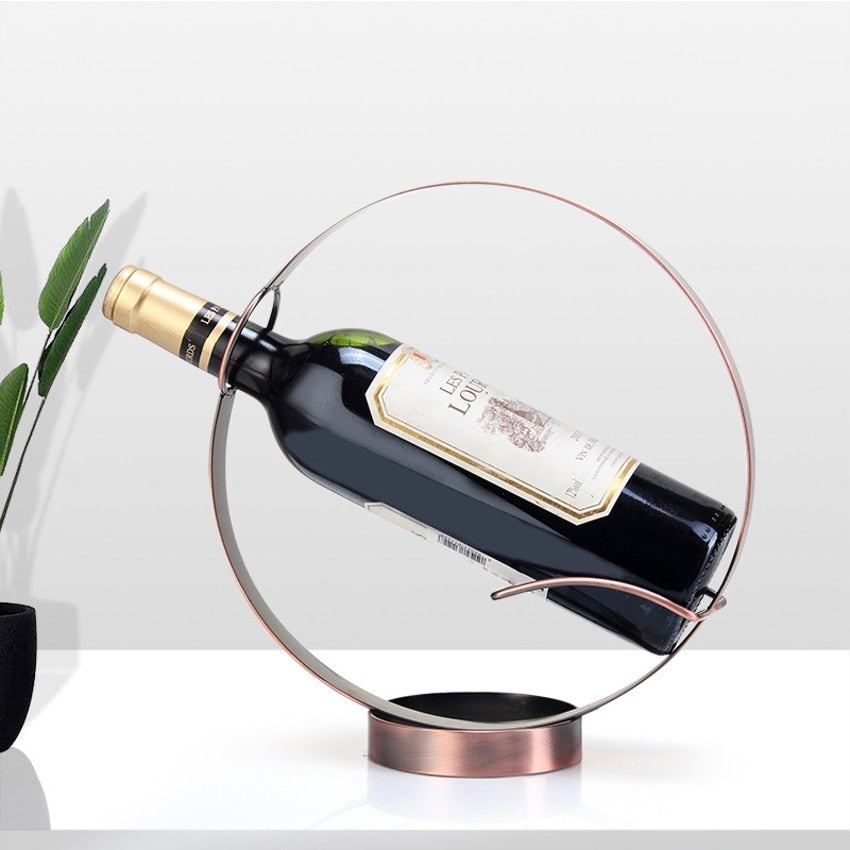 Porte Bouteille Metal Design